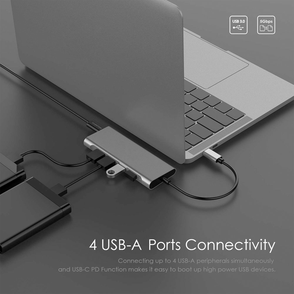 Quantum Vsquare Port Usb Hub - Gambar 2